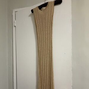 ALOHAS Beige Ribbed Sweater